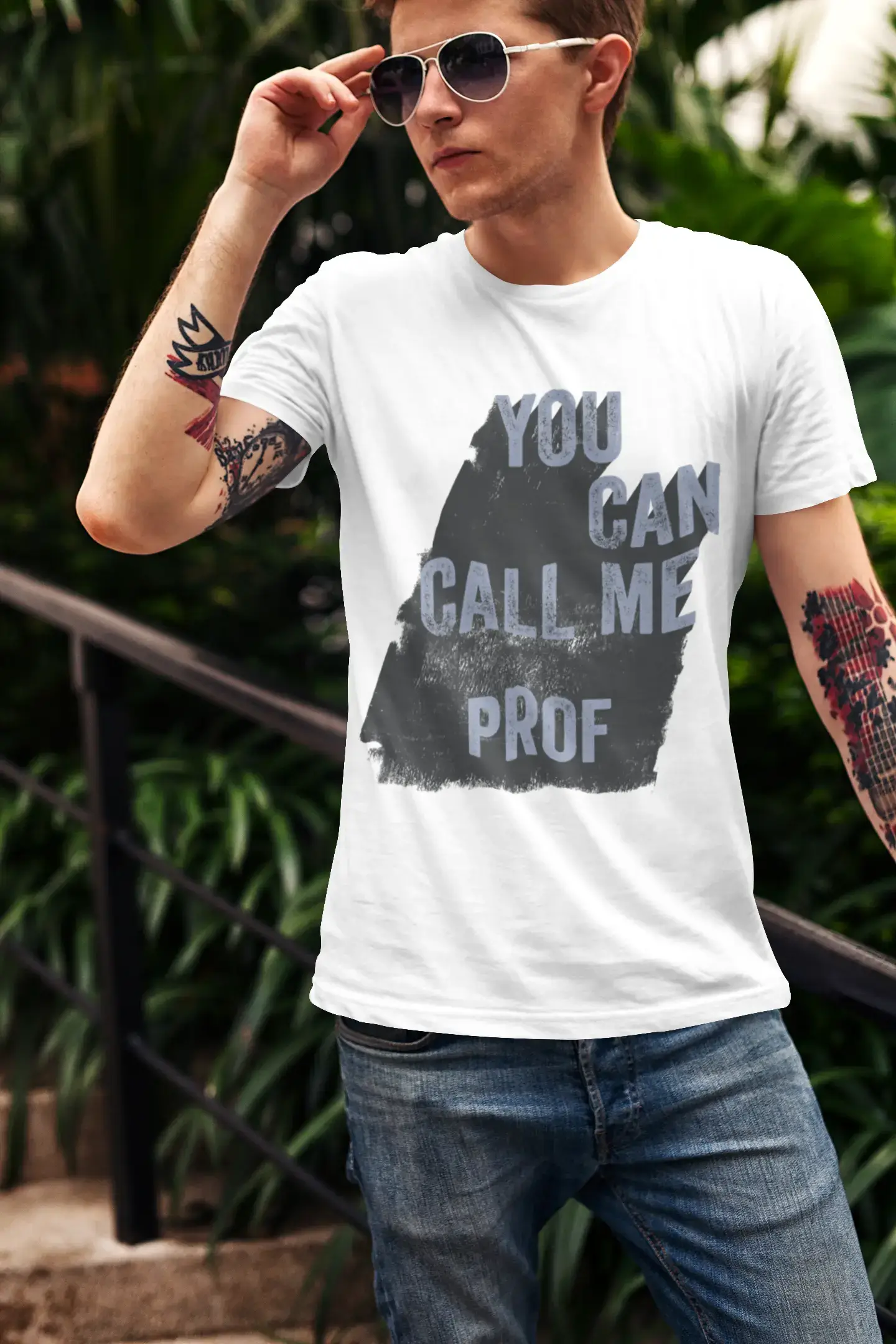 Amazing Deals Prof, You Can Call Me Prof Men's T shirt White Birthday Gift 00536
