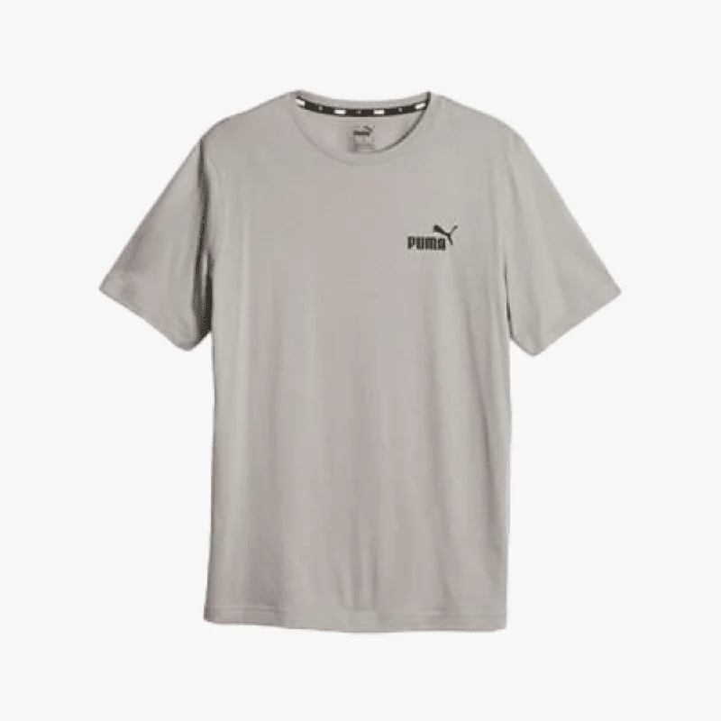 Super Sale Puma Mens Ess Small Logo Short Sleeve Concrete