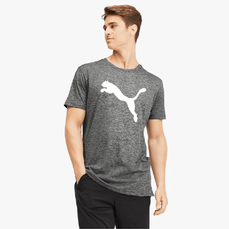 Price Cut Puma Mens Tee Short Sleeve Tee Gray Heather