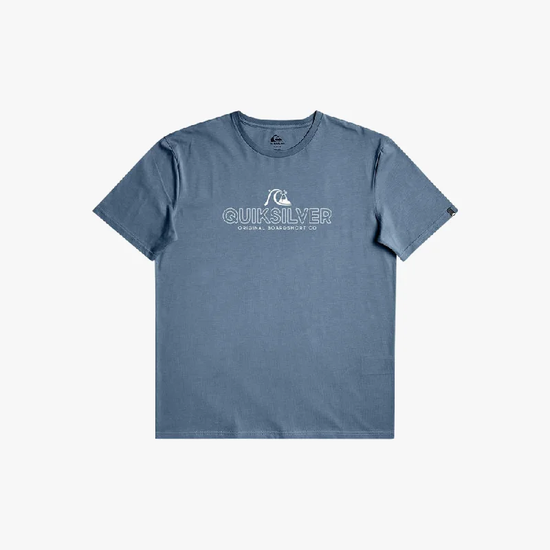 Special Price Quiksilver Mens Bubble Biz Short Sleeve Tee Bearing Sea
