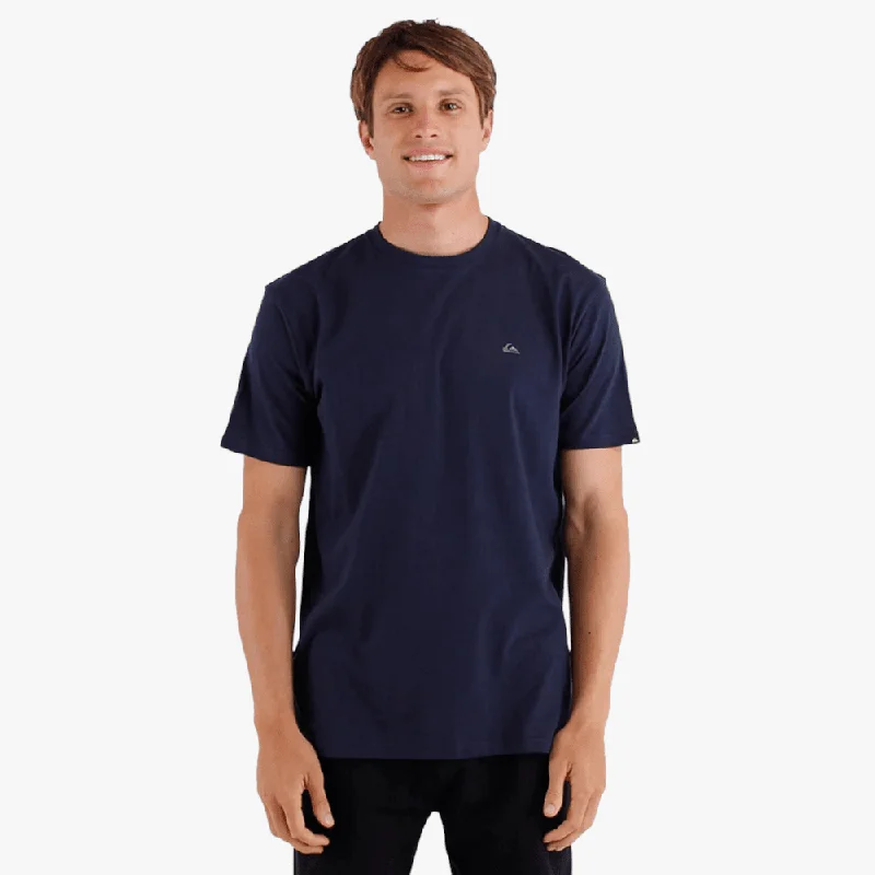 Bonus Savings Quiksilver Mens Essentials Short Sleeve Tee Navy Blazer