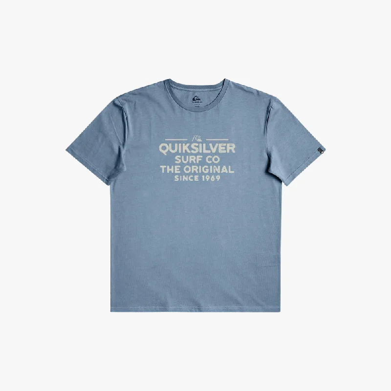 Weekend Bargains to Relish Quiksilver Mens Feeding Line Short Sleeve Tee Faded Denim Weekend Bargains to Relish Quiksilver Mens Feeding Line Short Sleeve Tee Faded Denim