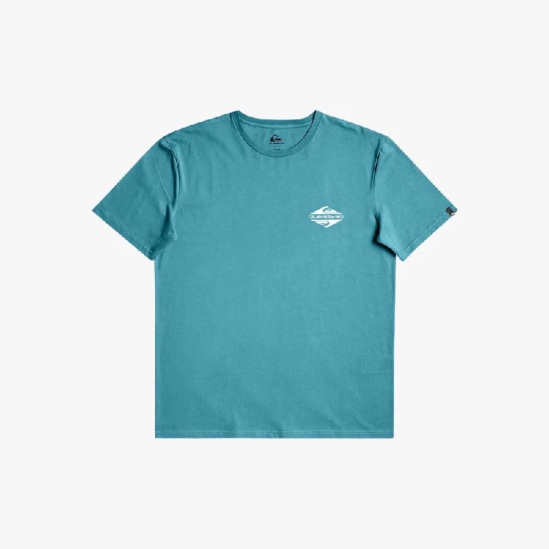 Weekend Deals That Wow Quiksilver Mens Flaming Diamond Short Sleeve Tee Brit Blue