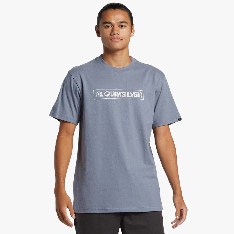The Best Deal Quiksilver Mens Modern Clicker Short Sleeve Tee Charcoal Heather