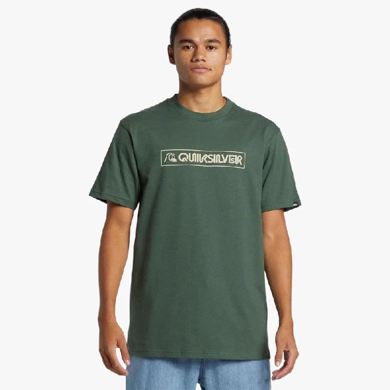 Massive Deal Quiksilver Mens Modern Clicker Short Sleeve Tee Forest