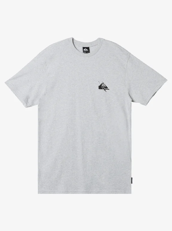 Don't Miss Quiksilver Mens Petroglyph T-Shirt - Snow Heather
