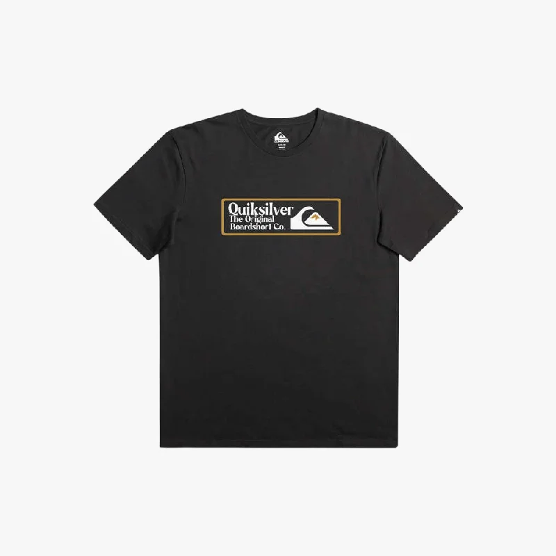 Super Sale Quiksilver Mens Square Biz Short Sleeve Tee Black
