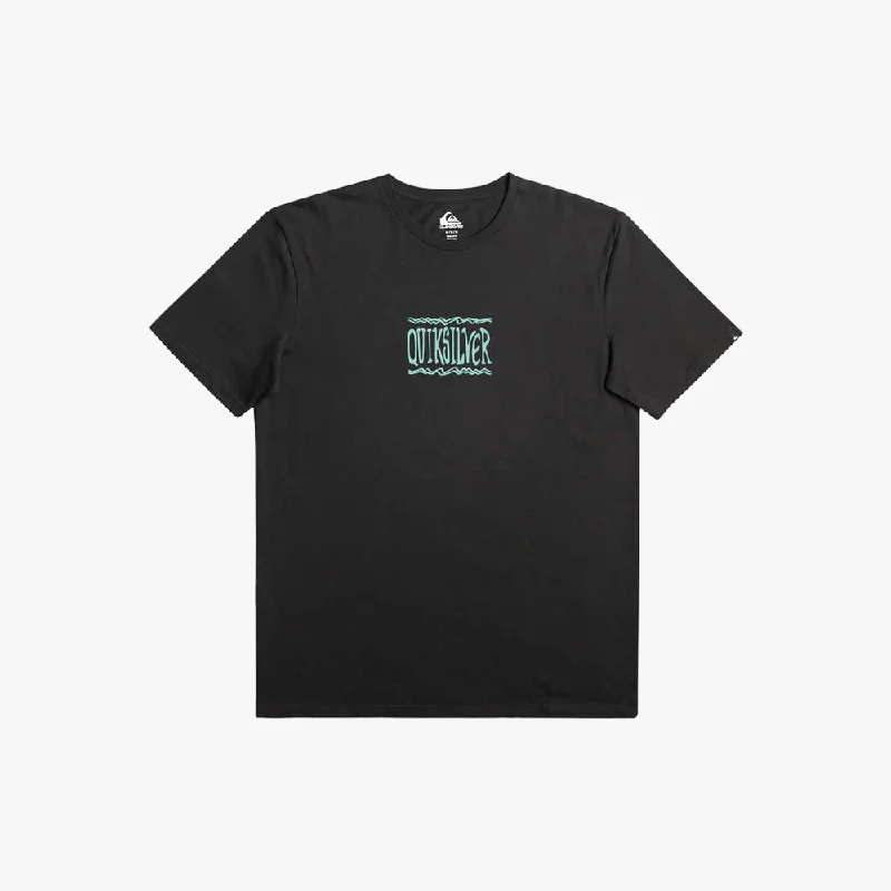 Weekend Savings Fiesta Quiksilver Mens Taking Roots Short Sleeve Tee Black