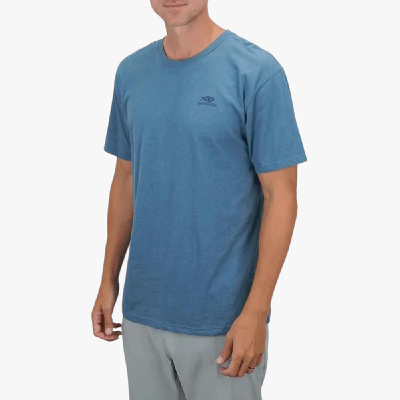 Low Cost Quiksilver Qs Icon Short Sleeve Tee Blue Heather