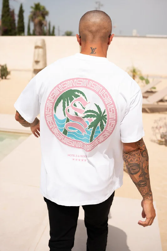Blowout Sale Resort Icon Tee - White