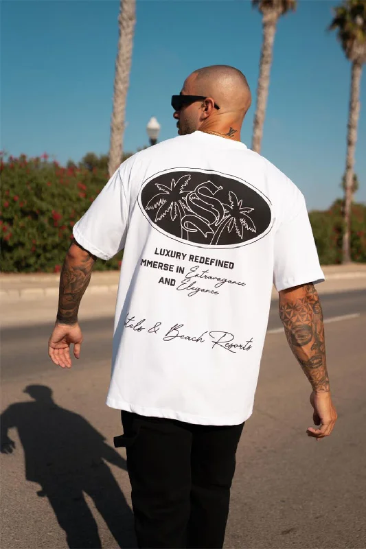 Daily Specials Resort Palm Tee - White