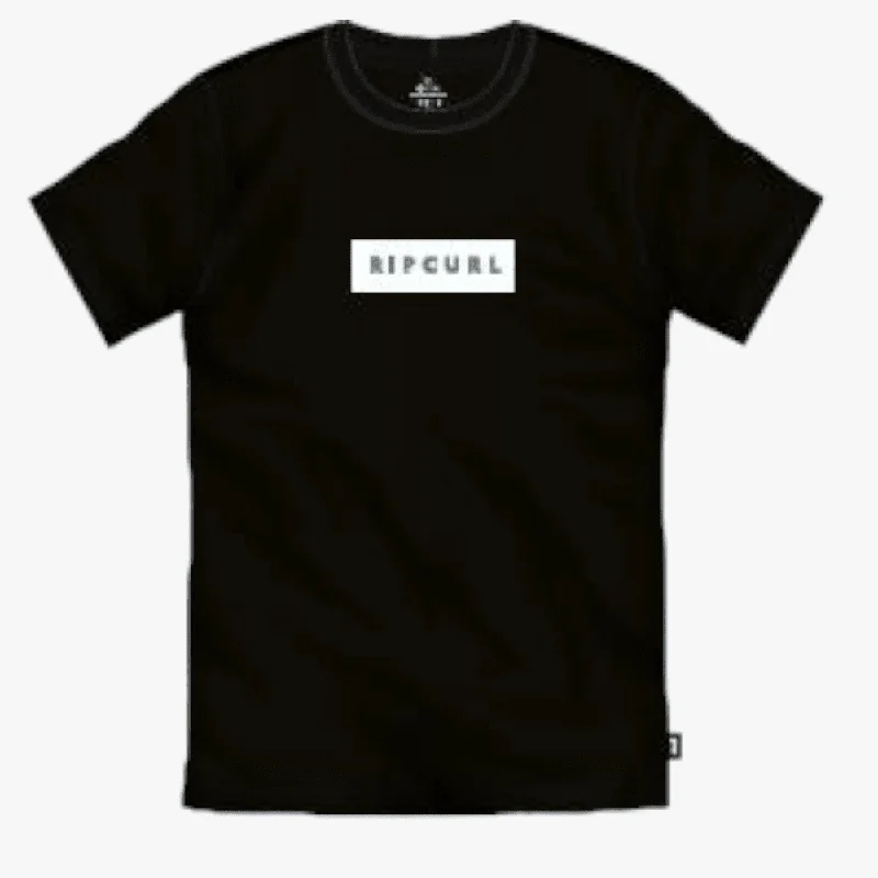 Overstock Sale Ripcurl Mens Boxed Short Sleeve Tee Black