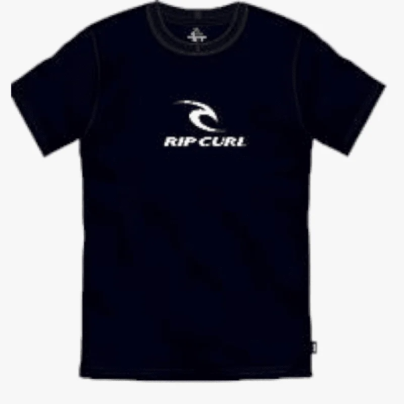 Factory Direct Sale Ripcurl Mens Icon Short Sleeve Tee Black