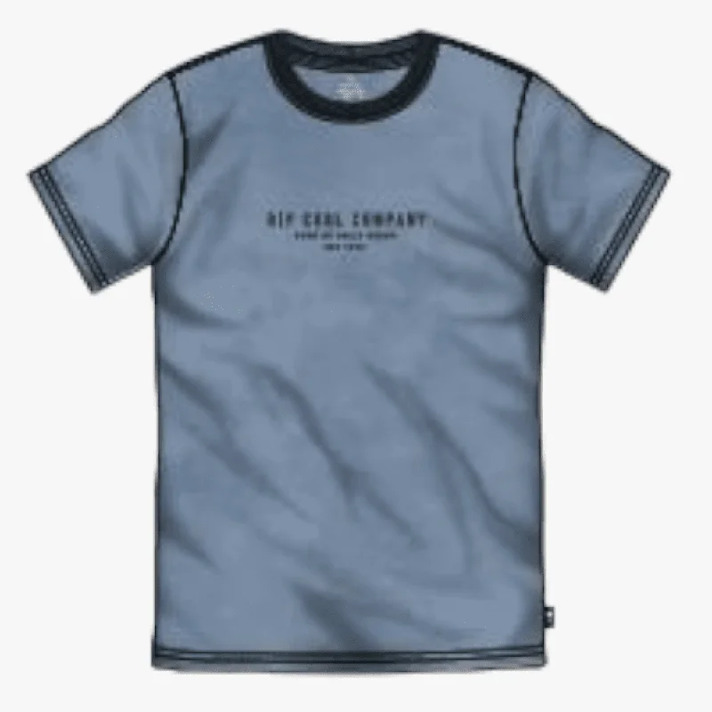 Warehouse Sale Ripcurl Mens Nomad Short Sleeve Tee Mid Blue