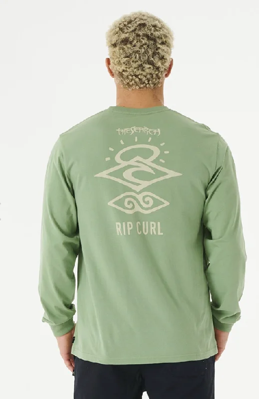 Clearance Items Ripcurl Search Icon Long Sleeve Tee