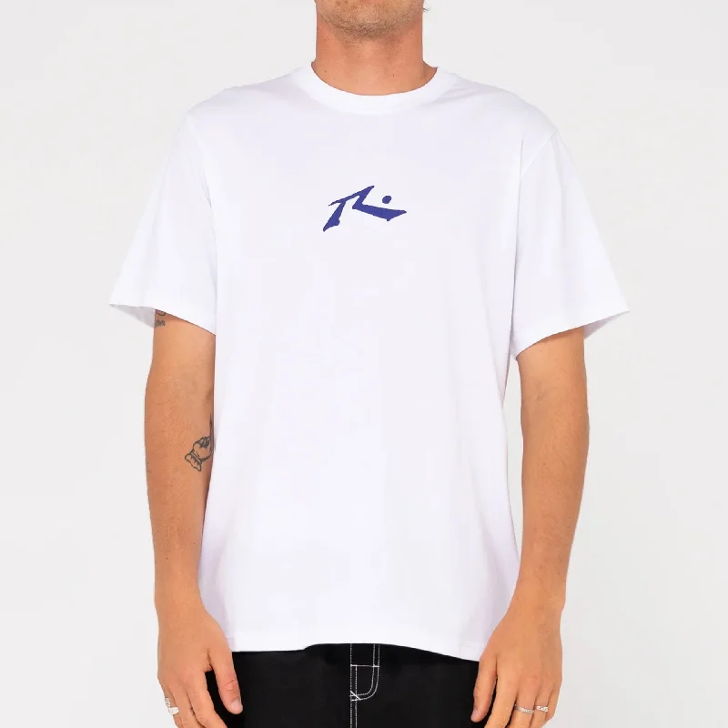 New Deals Rusty Mens One Hit CF Competition Short Sleeve T-Shirt - White