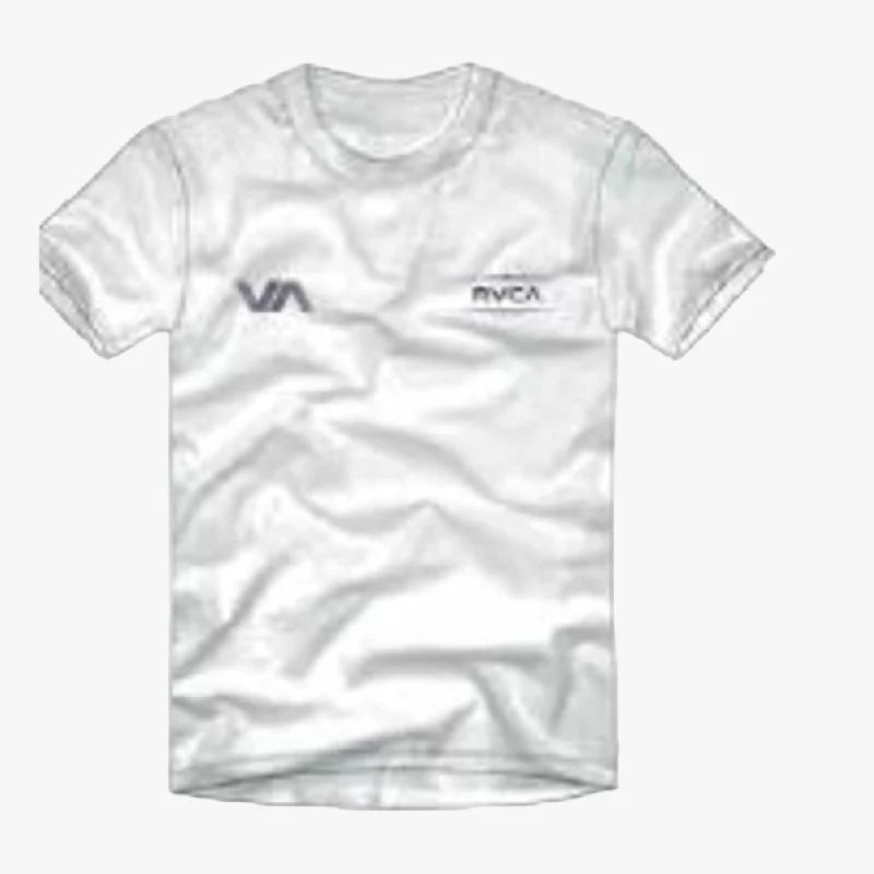 Reduced Price Rvca Mens After Balance Balance Short Sleeve Tee White