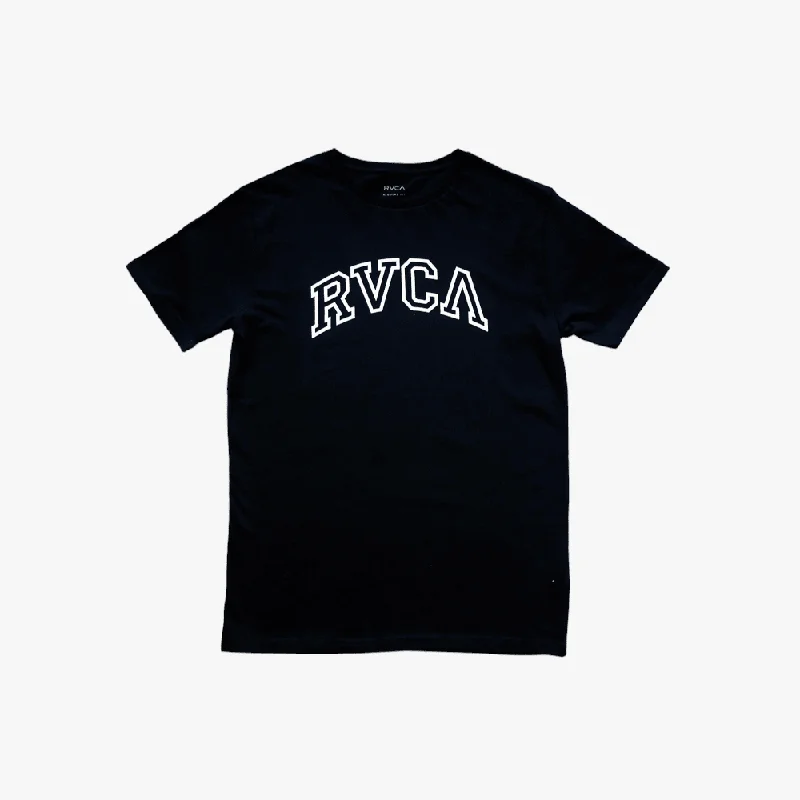 Crazy Deals Rvca Mens Arched Short Sleeve Tee Black