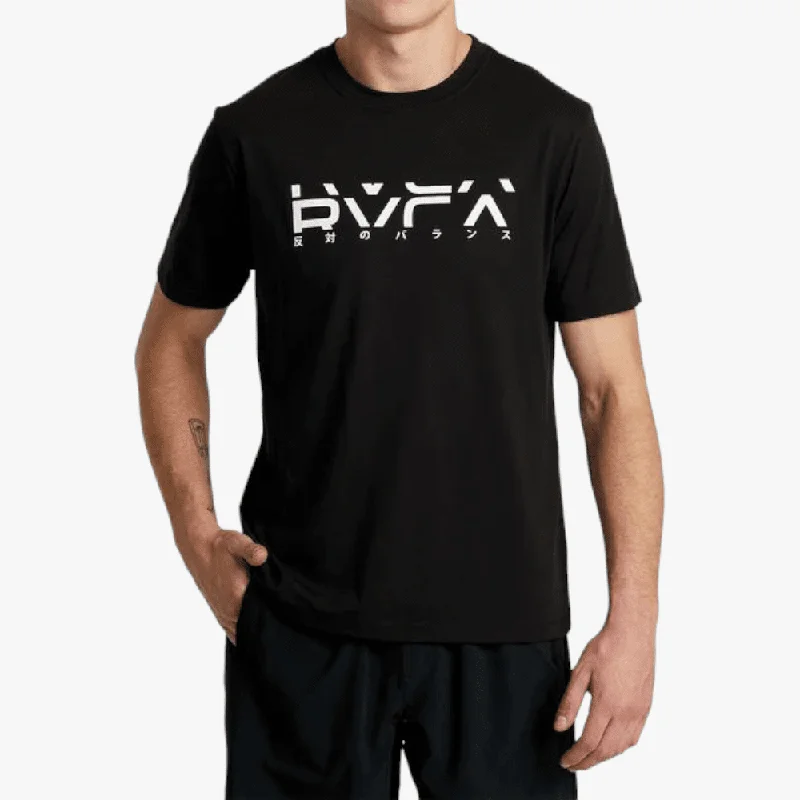 One-Day Only Rvca Mens Big Rvca Section Short Sleeve Tee Black