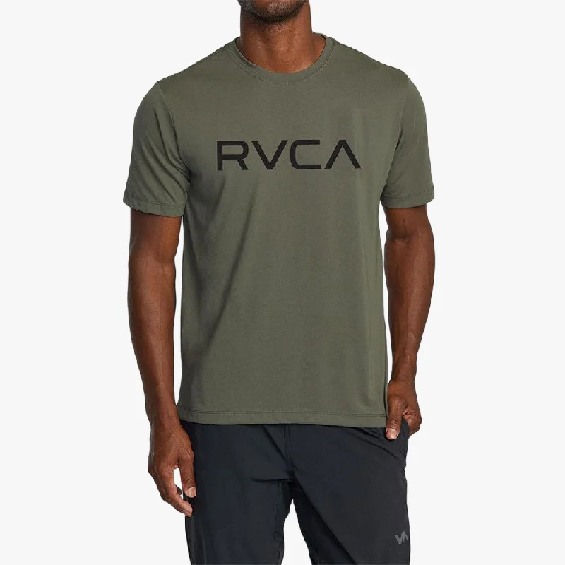 Savings Galore Rvca Mens Big Rvca Short Sleeve Tee Olive
