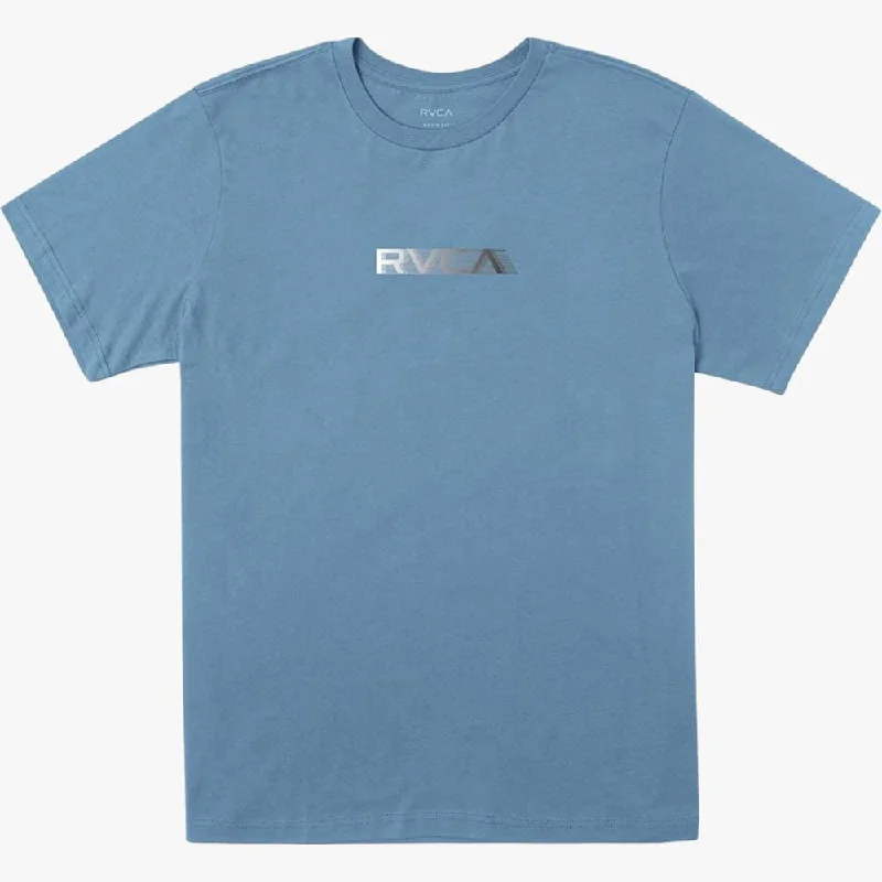 Get It Before It’s Gone Rvca Mens Big Rvca Speed Short Sleeve Tee Blue Tack