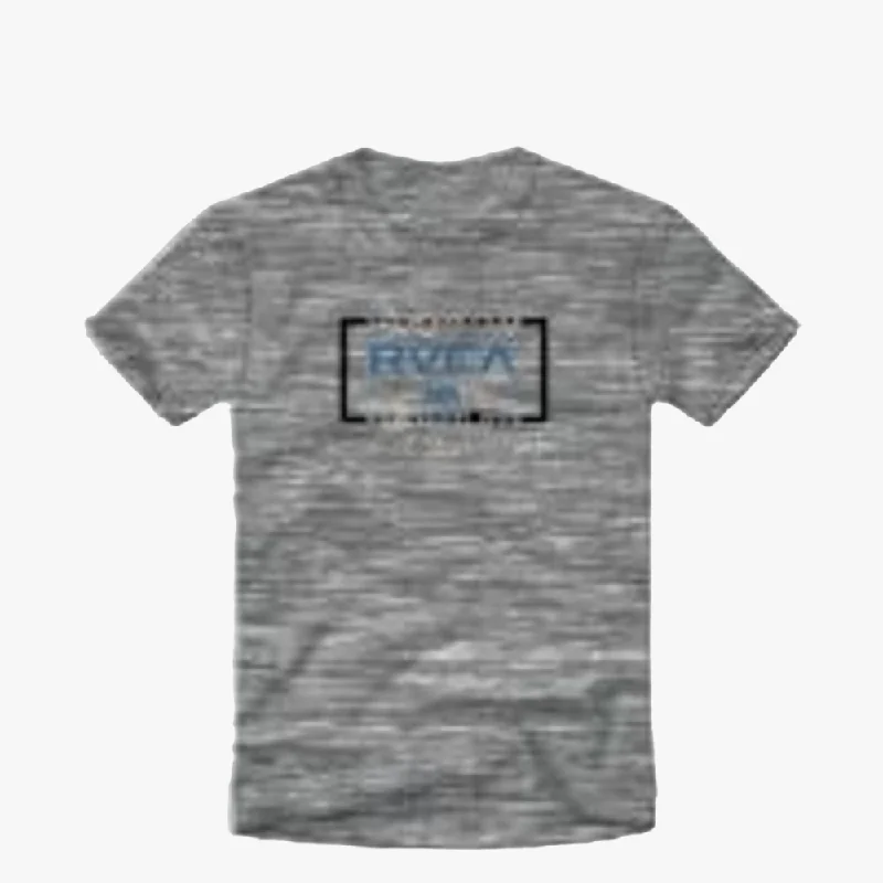 Mega Discount Rvca Mens Brackets Short Sleeve Tee Athletic Heather Grey