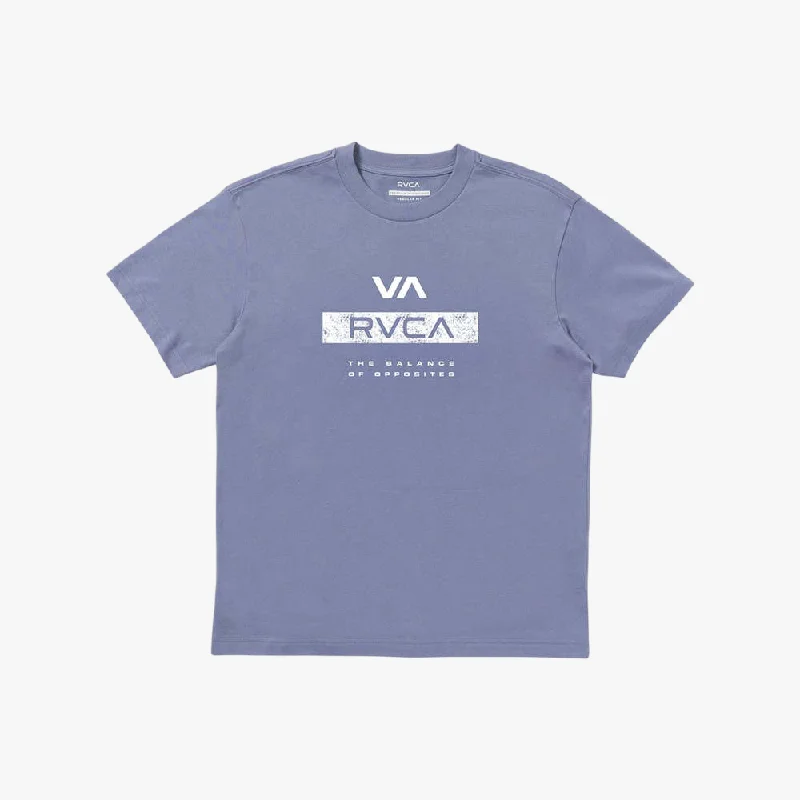 Bargain Prices Rvca Mens Forward Short Sleeve Tee Mid Navy
