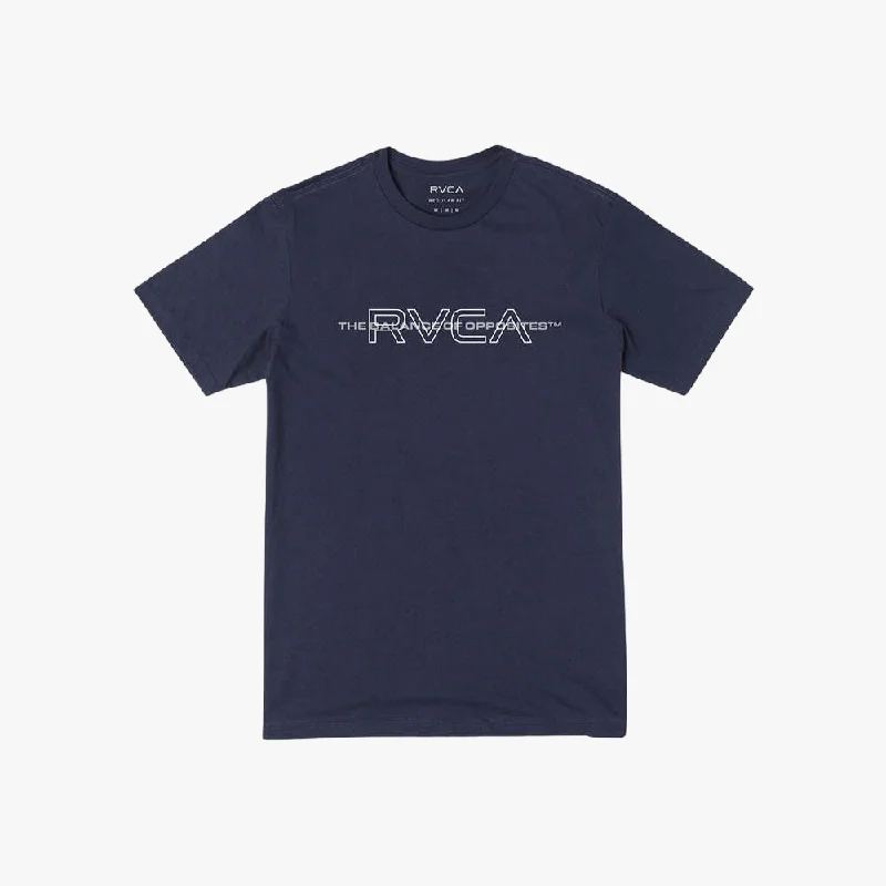 Weekend Deals That Spark Rvca Mens Pin Top Short Sleeve Tee Navy