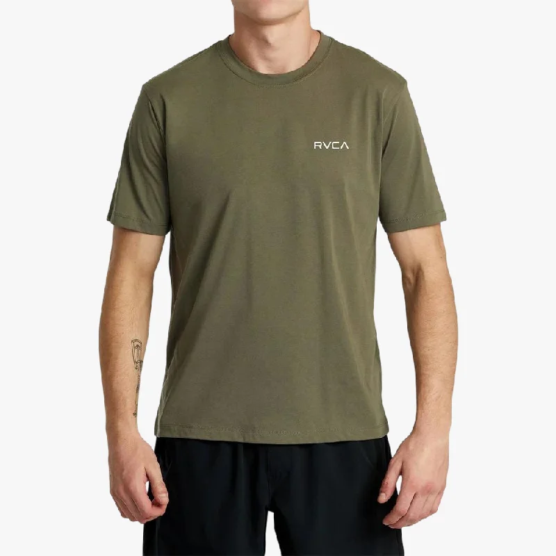 Reduced Prices Rvca Mens Small Rvca Essential Short Sleeve Tee Olive