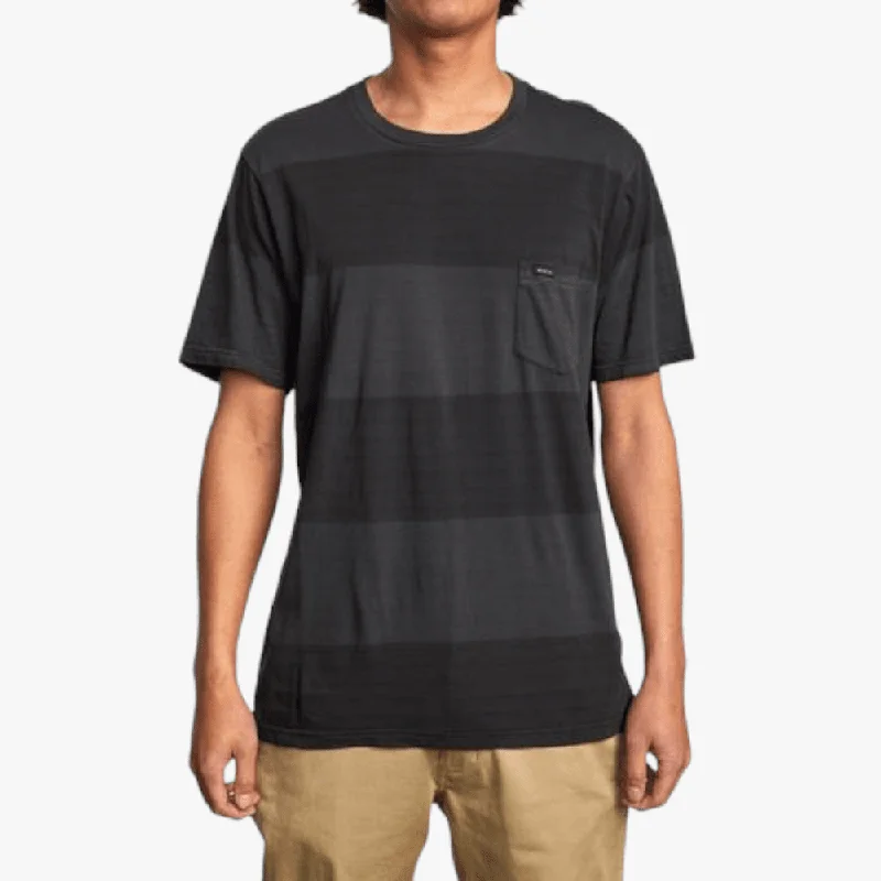 Weekend Deal Rvca Mens Squadron Short Sleeve Tee Black