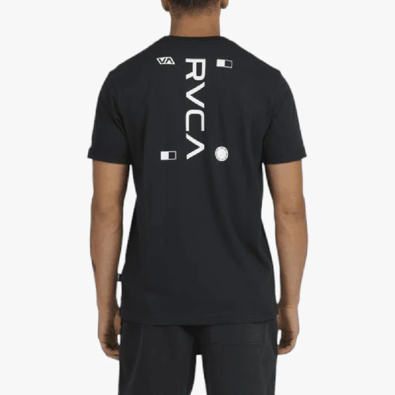 Bonus Savings Rvca Mens Upstanding Active Short Sleeve Tee Black