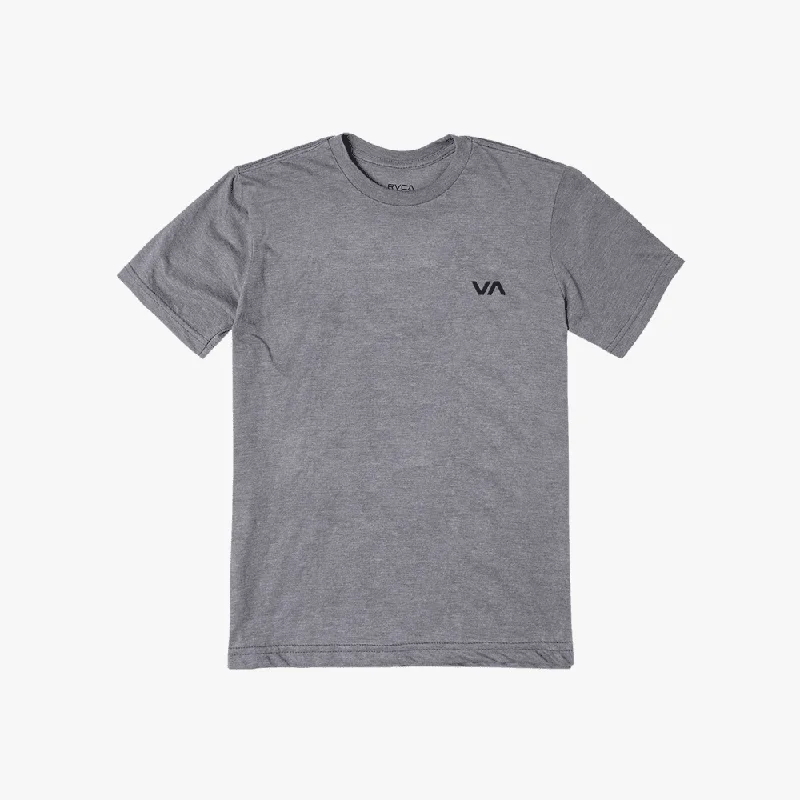 Deal Dash Rvca Mens Va Essential Short Sleeve Tee Grey Mocktwist