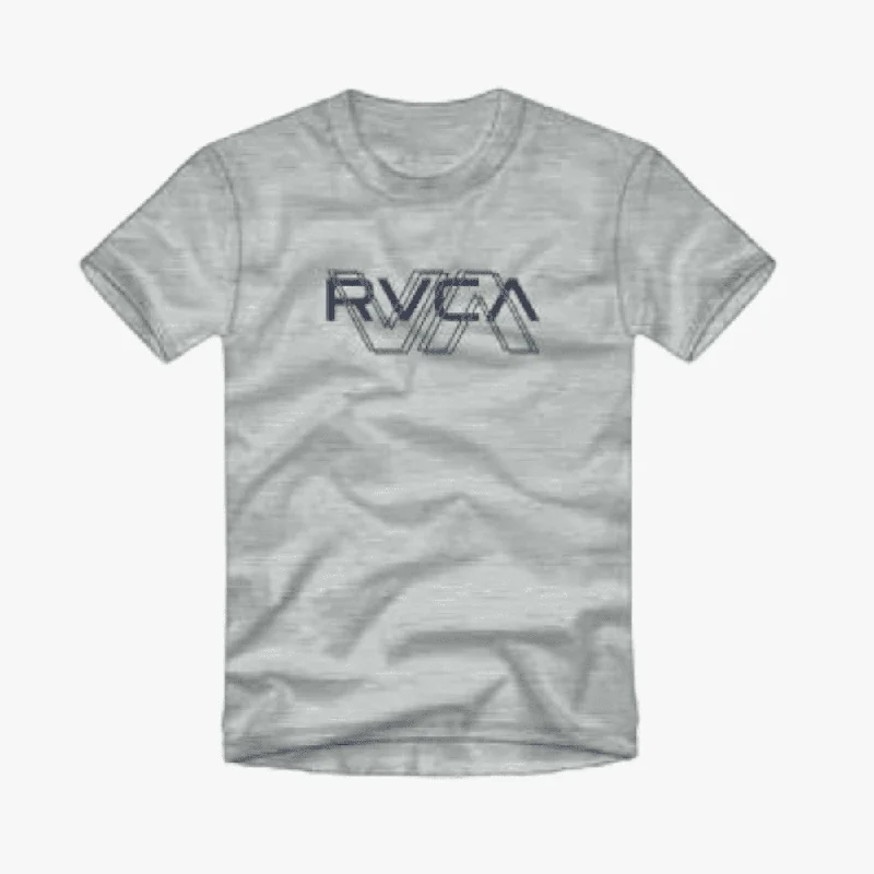 Discount Deals Rvca Mens Va Out 41 Short Sleeve Tee Grey Mel