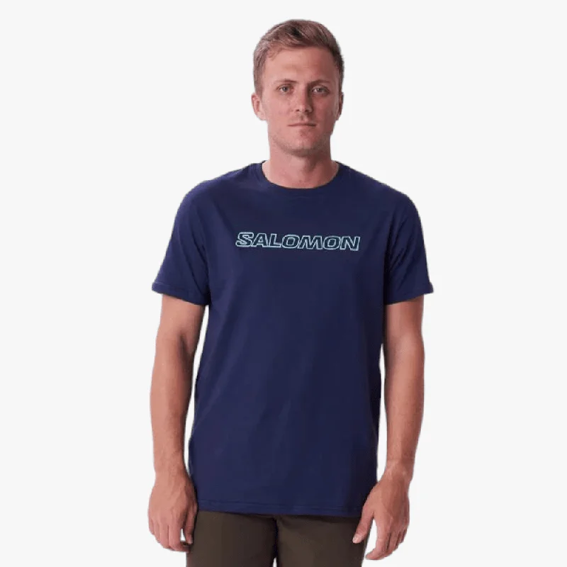 Bargain Alert Salomon Mens Baltoro Short Sleeve Tee Night Sky