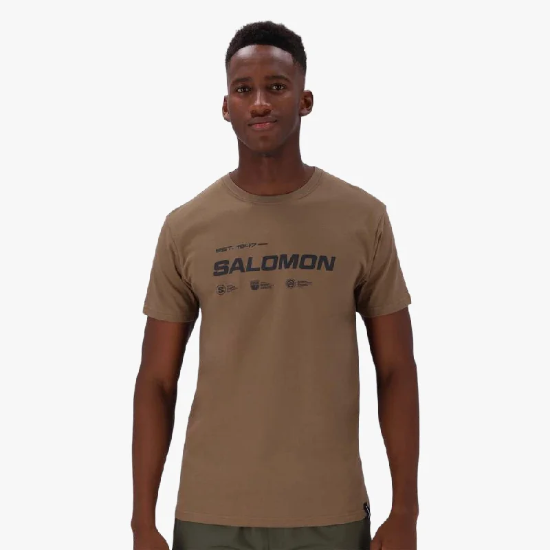 Unbeatable Deal Salomon Mens Binga Short Sleeve Tee Shitake