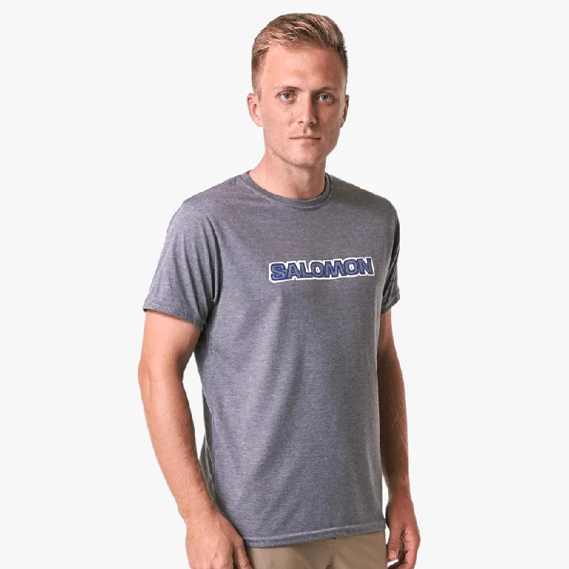 Crazy Savings Salomon Mens Cedar Short Sleeve Tee Tetras Mel