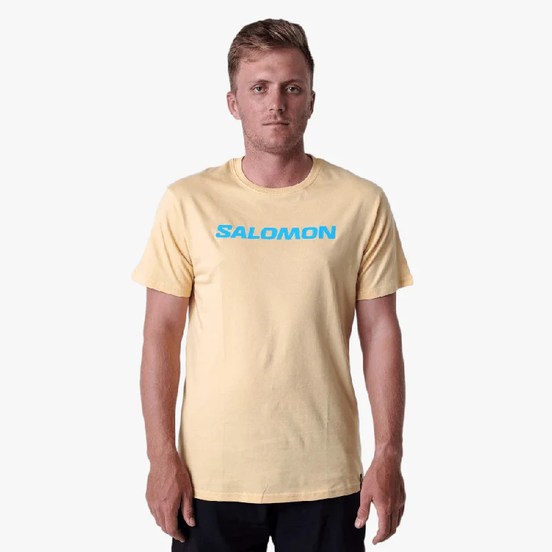 Season Finale Sale Salomon Mens Core Logo Short Sleeve Tee Pineapple Slice