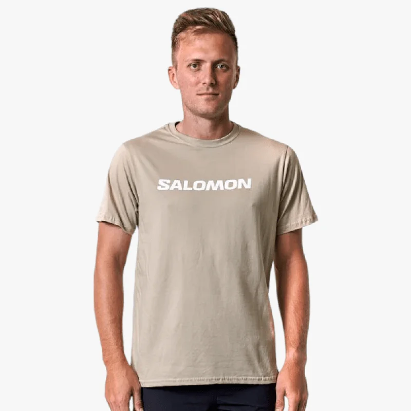 Deep Savings Salomon Mens Deep Roots Tee Taupe
