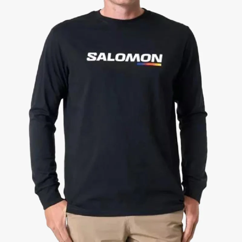 Today Only Salomon Mens Hekla Long Sleeve Tee Black