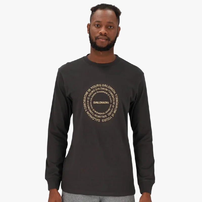 Year-End Clearance Salomon Mens Inner Circle Long Sleeve Tee Phantom