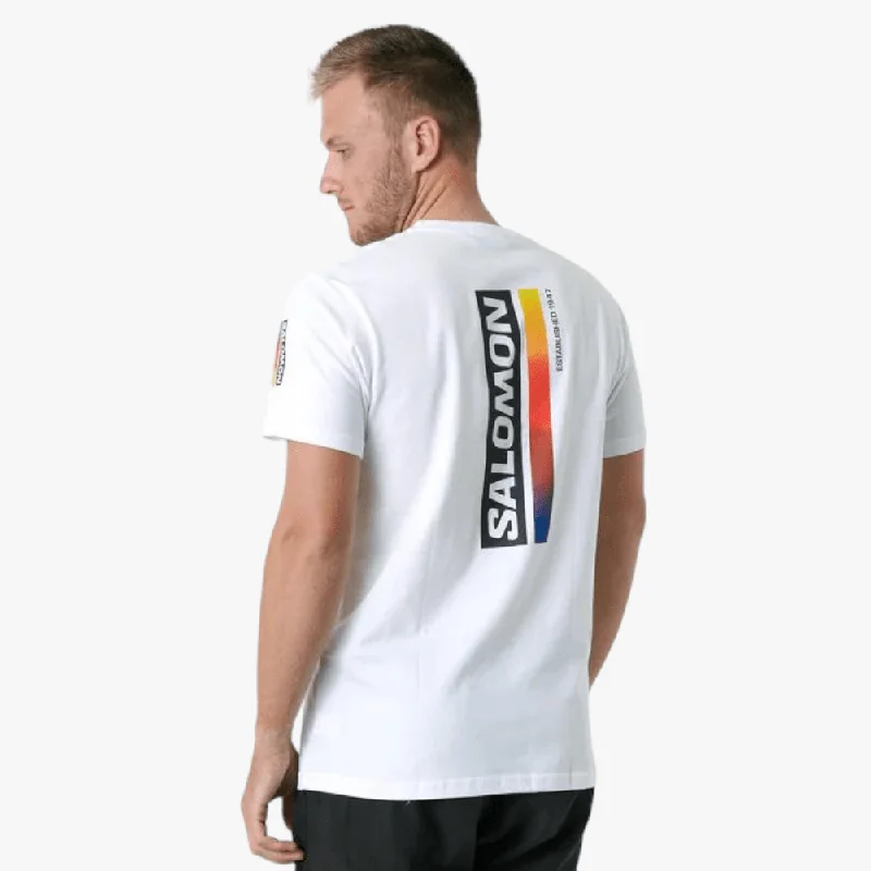 Super Savings Salomon Mens Legacy Short Sleeve Tee White
