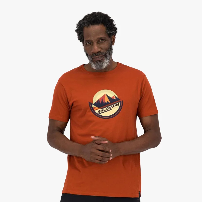 Exclusive Preview Salomon Mens Mandala Short Sleeve Tee Burnt Henna