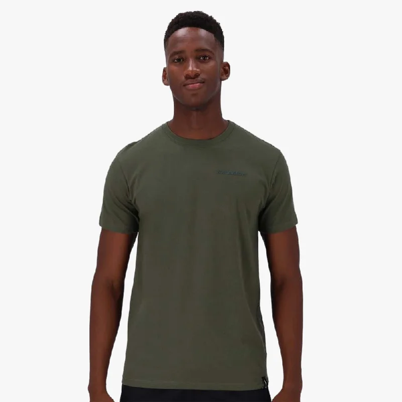 Deal of the Day Salomon Mens Small Core Logo Short Sleeve Tee Grape Leaf
