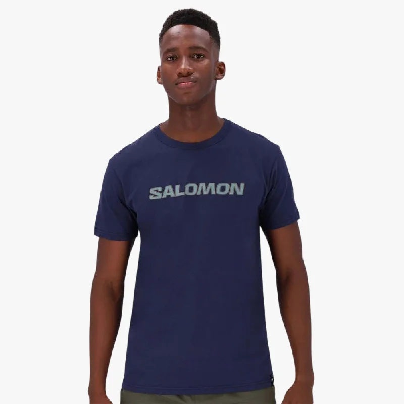Best Seller Salomon Mens Talima Short Sleeve Tee Navy Blazer