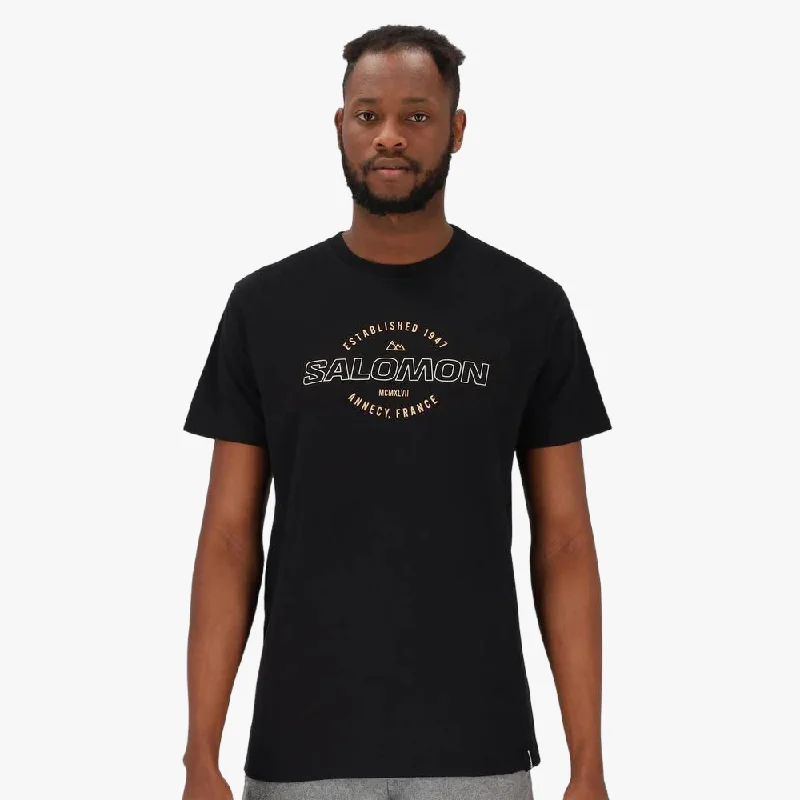 Lowest Price Salomon Mens Vision Short Sleeve Tee Black