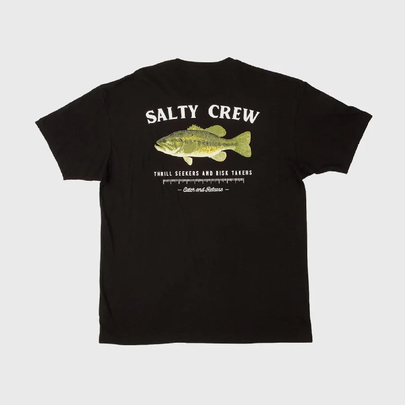 Savings Spectacular Salty Crew Bigmouth Premium T-Shirt - Black