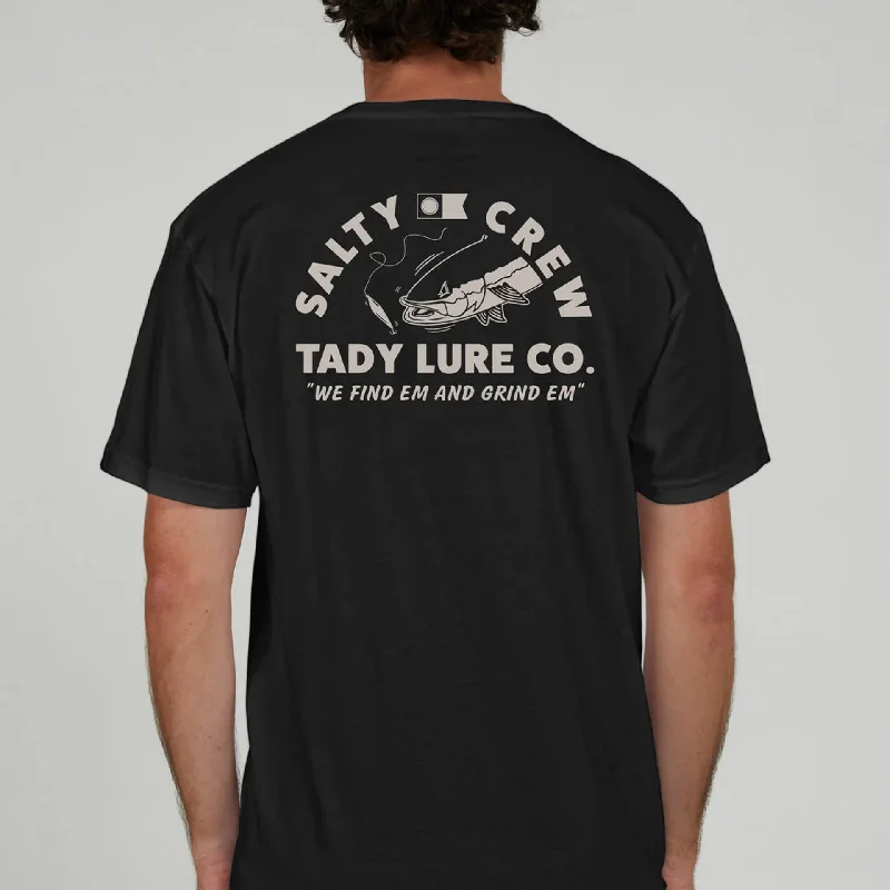 Mega Deal Salty Crew Mens Tady Classic Pocket T-Shirt - Pigment Black