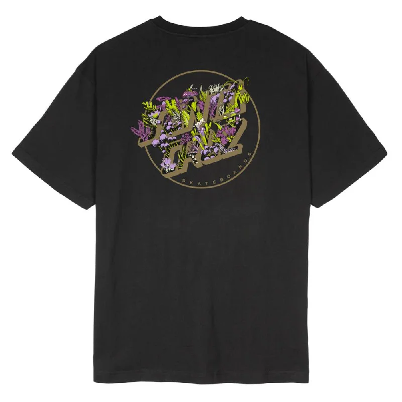 Year-End Clearance Santa Cruz Exhibit Dot Opus T-Shirt - Black