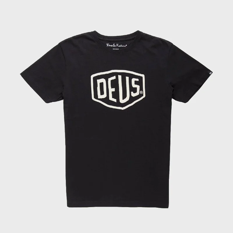 Weekend Savings Sensation Deus Shield Mens T-Shirt - Black