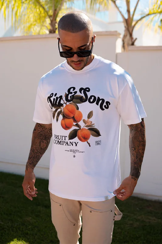 Today’s Deal Sin & Sons Fruit Co Tee - White